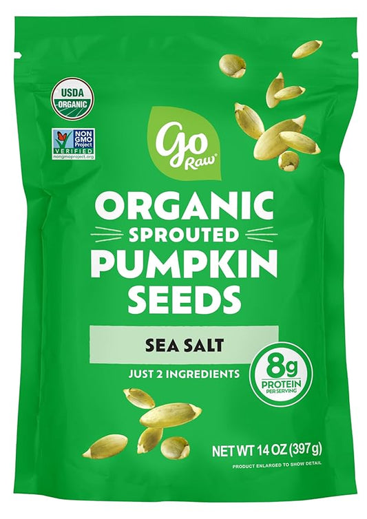 Go Raw Organic Sprouted Pumpkin Seeds, 14 oz,