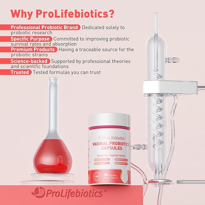 Vaginal Probiotics for Women pH Balance Flora,30 Servings