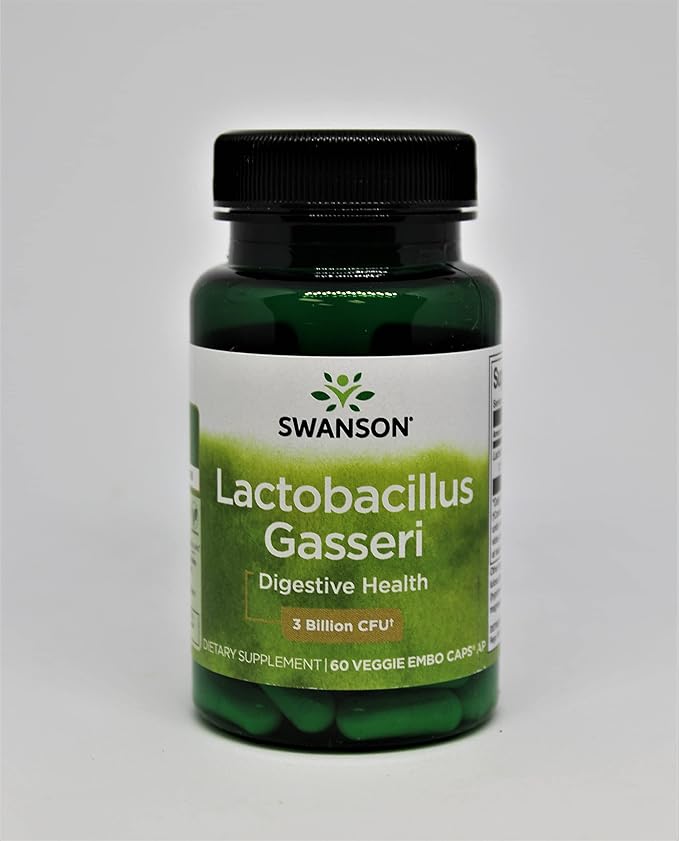 Swanson Lactobacillus Gasseri 3 Billion (60 Veggie 3 Bottles