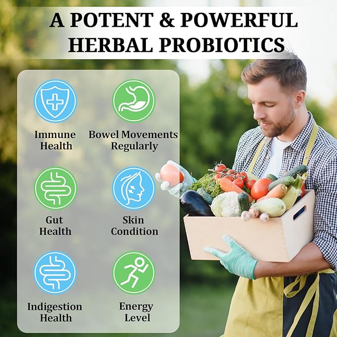 Probiotics for Women and Men, 300 24 Strains 15 Organic -6 Month