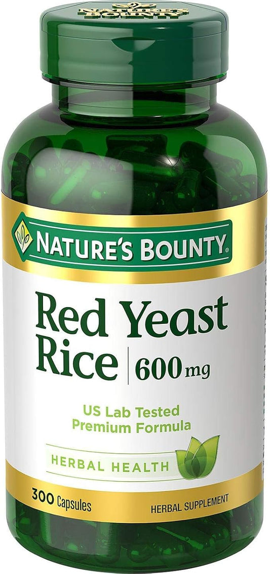 Nature's Bounty Red Yeast Rice 600 250 ea 2)