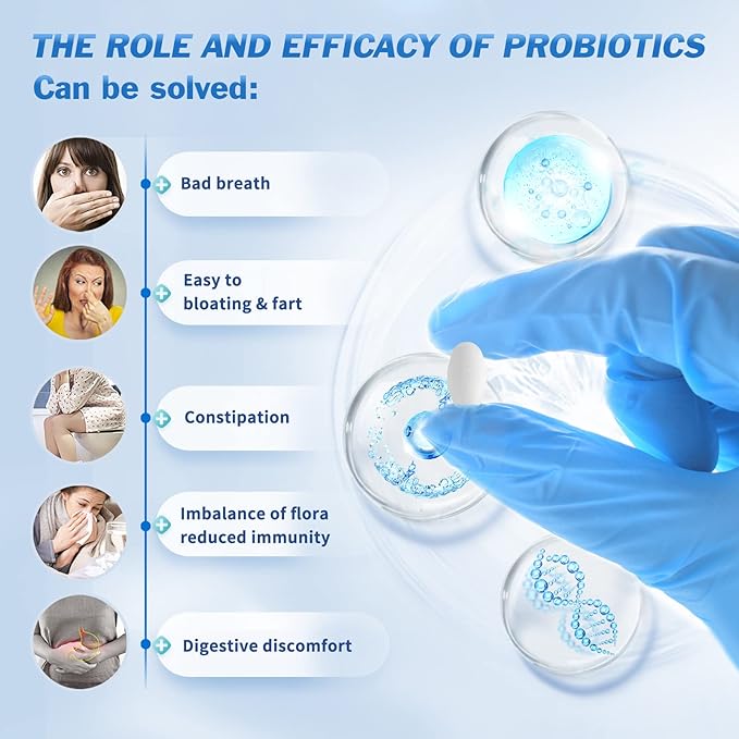 Probiotics 90 Billion CFUs 18 Strains, 3 Organic Free,90 Tablets