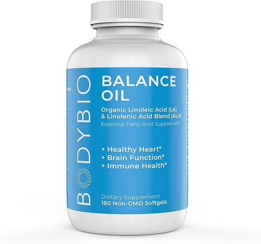 BodyBio Omega Oils 3 & 6 180 Softgel