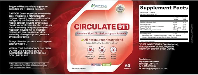 Circulate 911 Supplement 60 Capsules