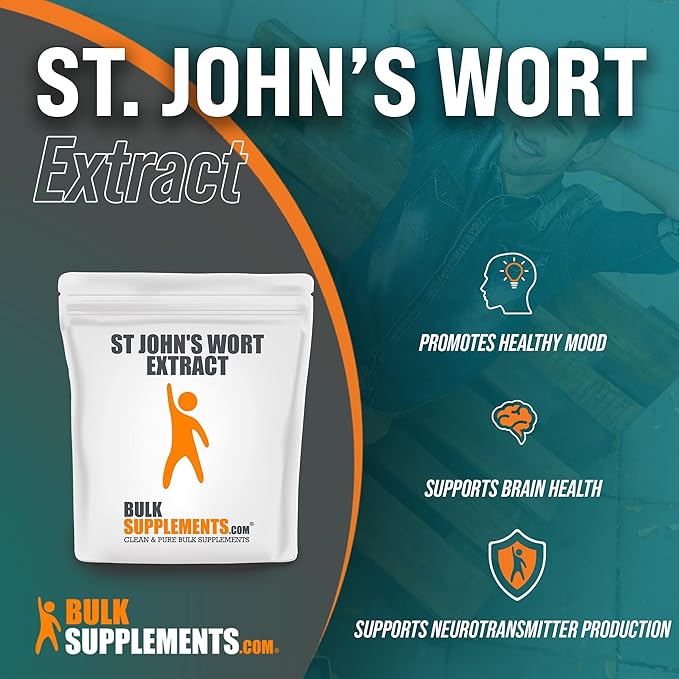 BulkSupplements.com St. John's Wort Extract (5 Kilograms 11 lbs)