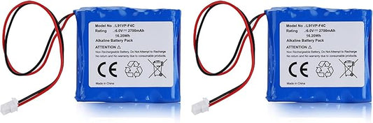 2pc GPRHORW01018 Battery Replacement for PureI ES8 Hand L91VP-F4C Battery