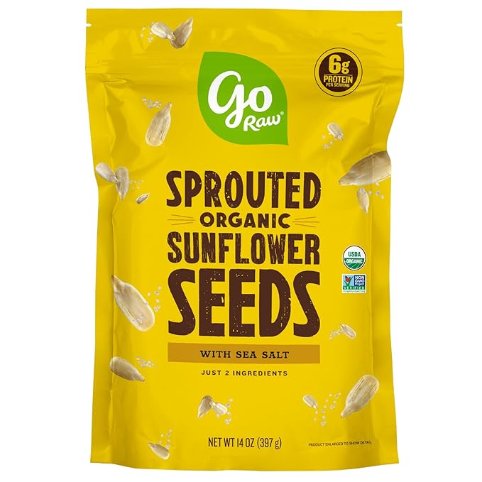 Go Raw Organic Sprouted Sunflower Seeds, 14 oz,