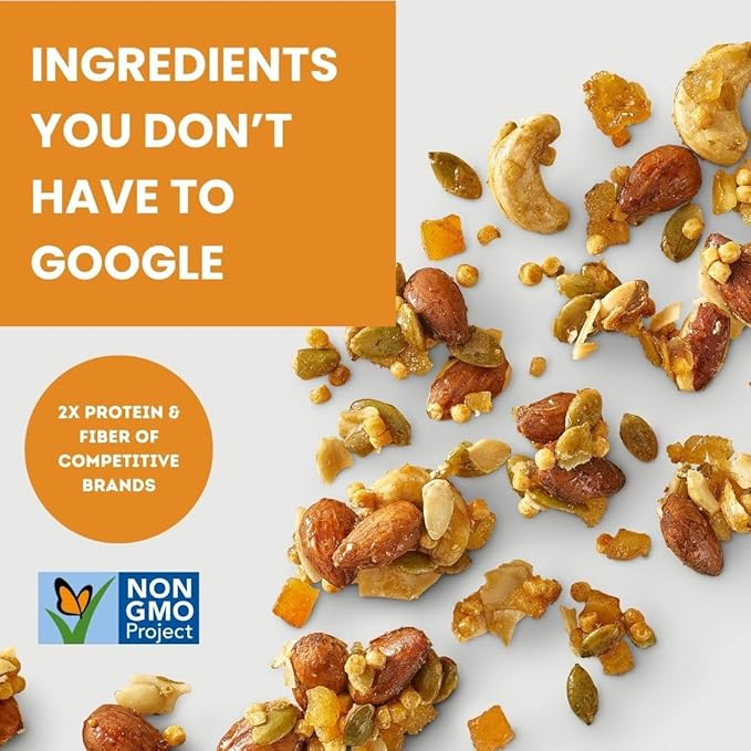 Purely Sprouted Orange Ginger Snack Mix: (4 oz, 6 pack)