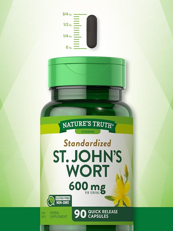 St Johns Wort Capsules 600mg | 90 Count