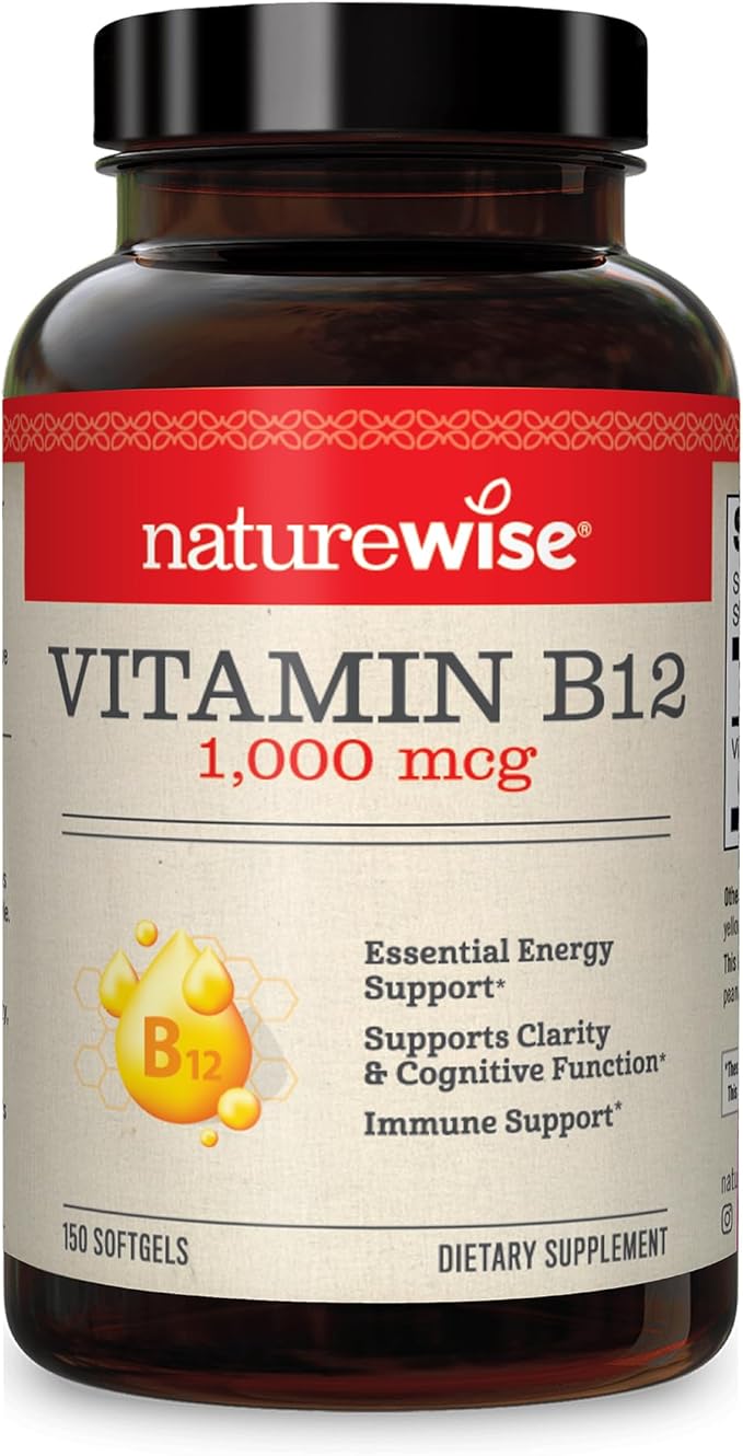 NatureWise Vitamin B12 1,000 mcg 150 D3 5000iu 5000iu 360 360 Mini