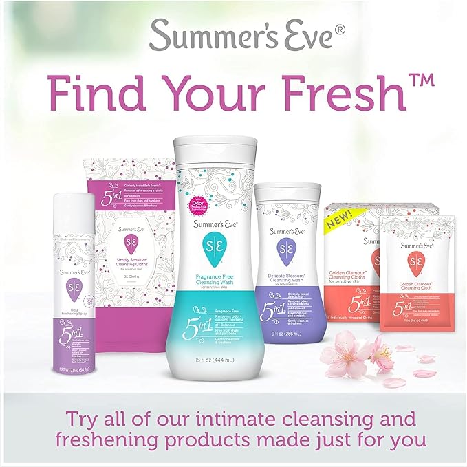 Summer's Eve Blissful Escape Cleansing Cloths, 1 Count