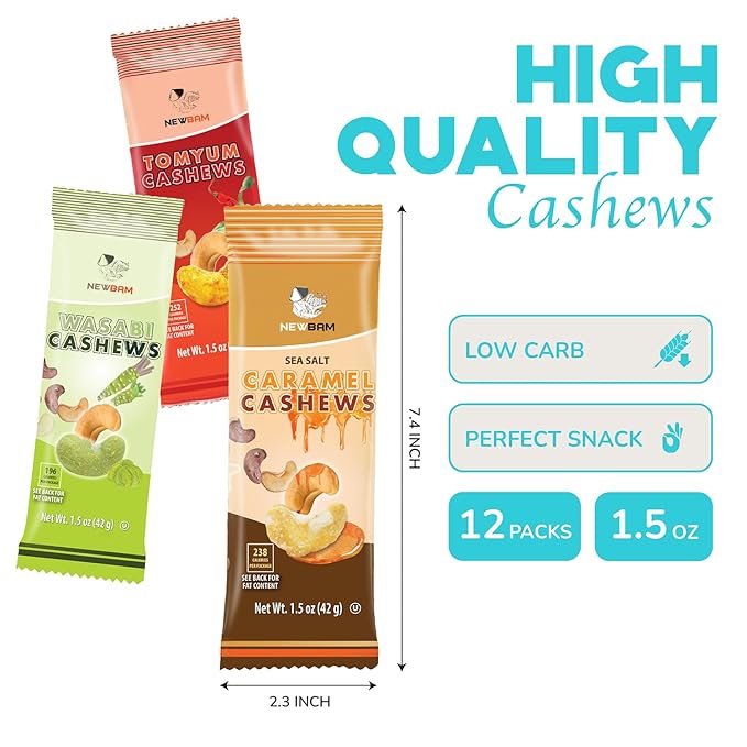 NEWBAM - 3 Flavor Cashew Snack