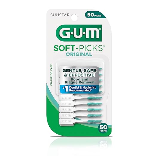 GUM Soft-Picks Original, Easy to Use 50ct (6pk) (6pk)