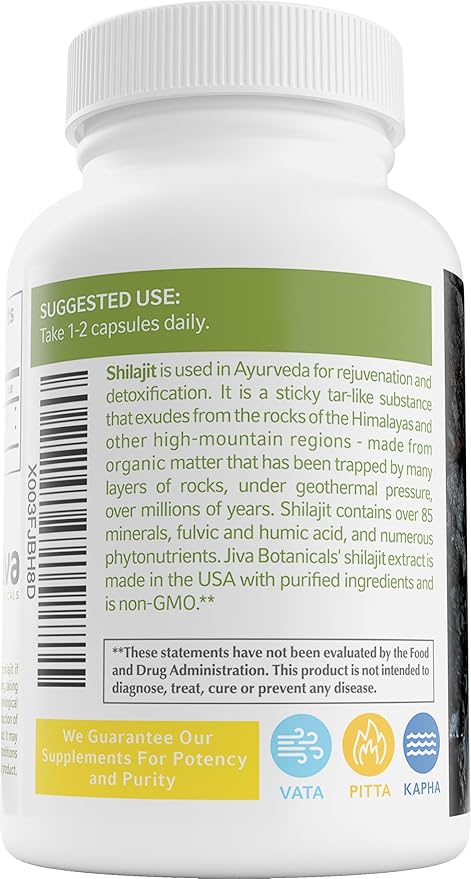 Premium Shilajit Supplement 700 mg 120 Vegan