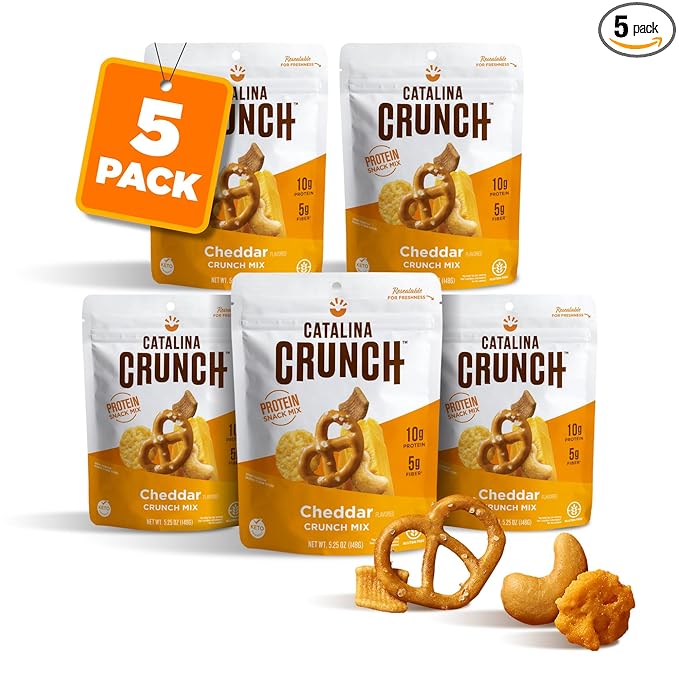 Catalina Crunch Mix Cheddar Protein Snack Mix 5