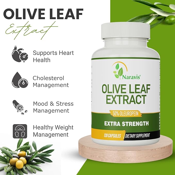 Olive Leaf Extract 4-Month Supply 50% Oleuropein