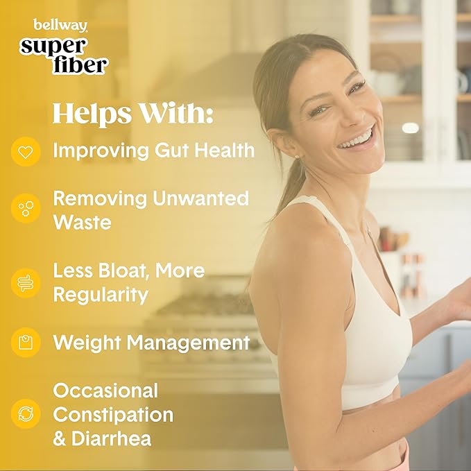 Bellway Super Fiber Powder + Fruit (3 Pack), (150 Servings)