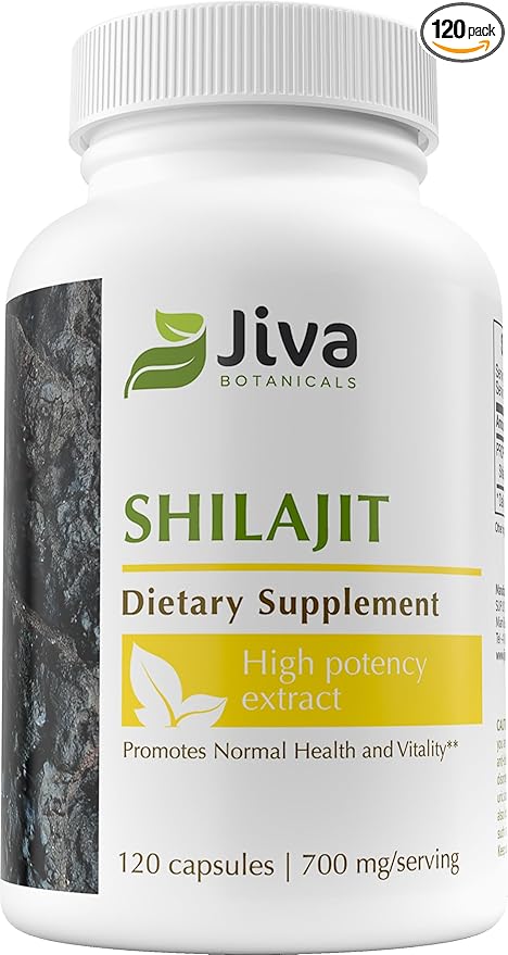 Premium Shilajit Supplement 700 mg 120 Vegan