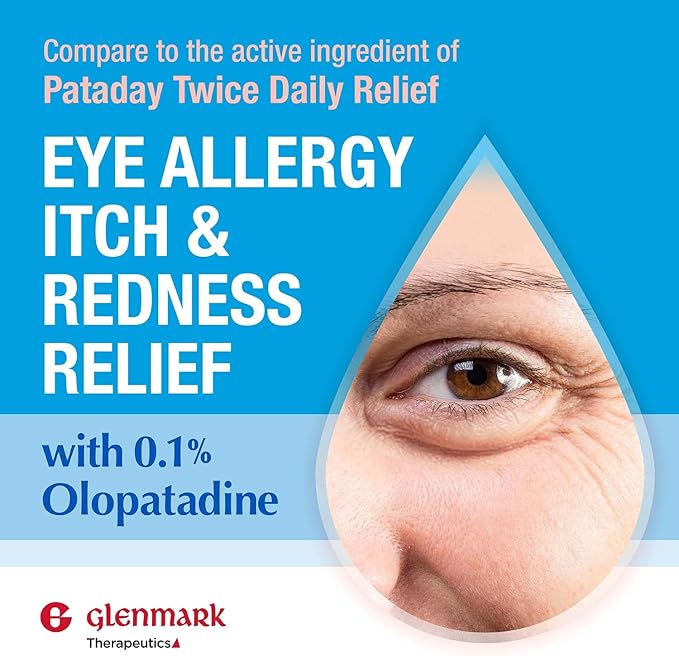 Olopatadine Eye Drops for Allergies, Redness 0.1%, 5ml 5ml