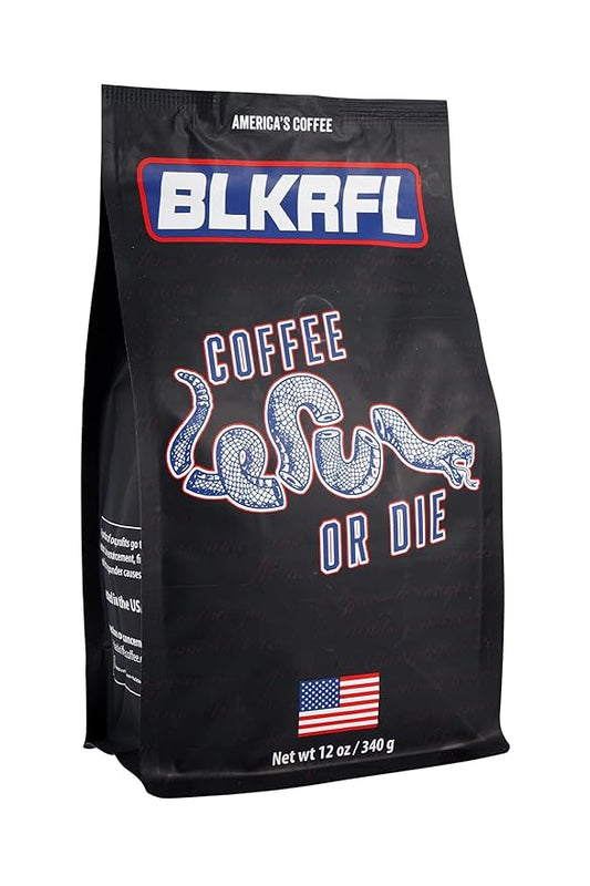 Black Rifle Coffee Company Coffee or Die, Medium Roast Ground Coffee, 12 OZ Bag