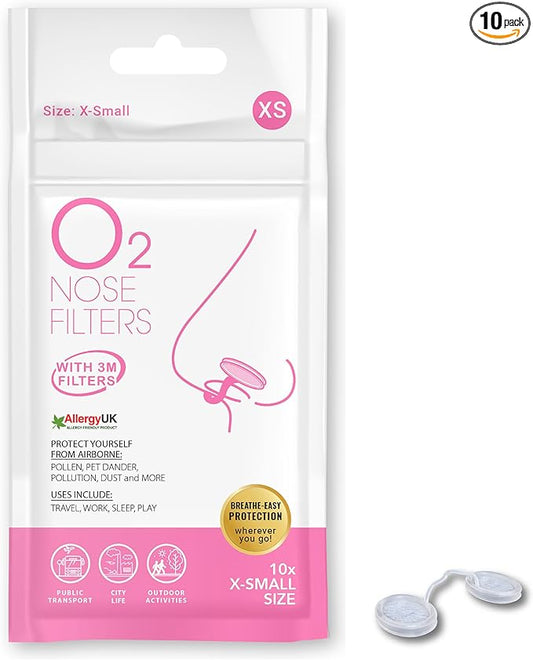 O2 Nose Filters with 3M Filtration 10)