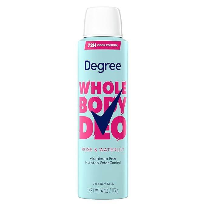 Degree Whole Body Deodorant Rose & 72H Odor 4 oz