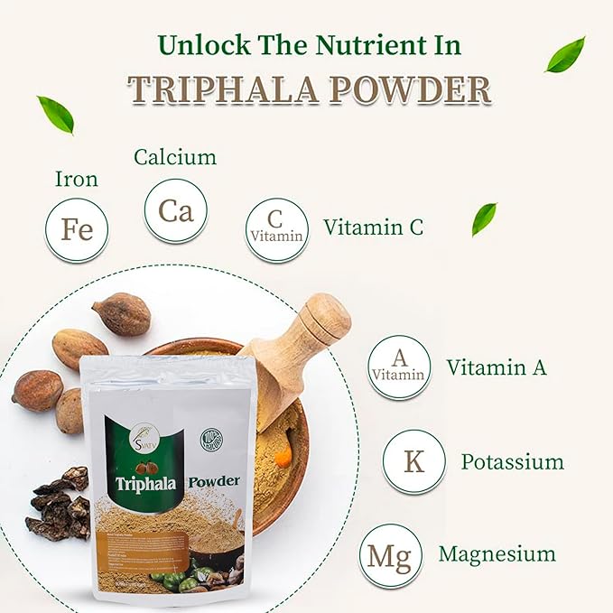 SVATV Triphala Powder 227g Formula of 8 Ounce