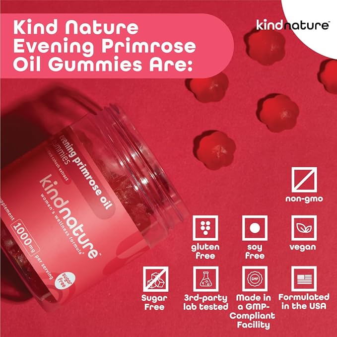 Kind Nature Evening Primrose Oil Gummies 1000mg per