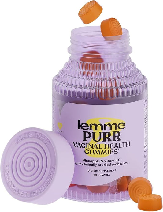 Lemme Purr Vaginal Probiotic Gummies for Women (60 Count)