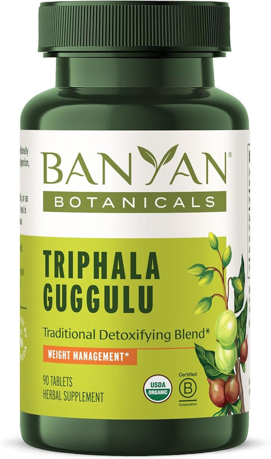 Banyan Botanicals Triphala Guggulu – Organic 90 Tablets