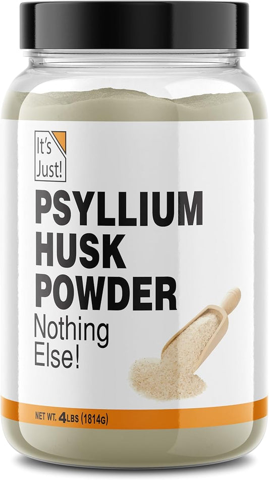 It's Just! - Psyllium Husk Powder, (4 Pound 1), Natural/No