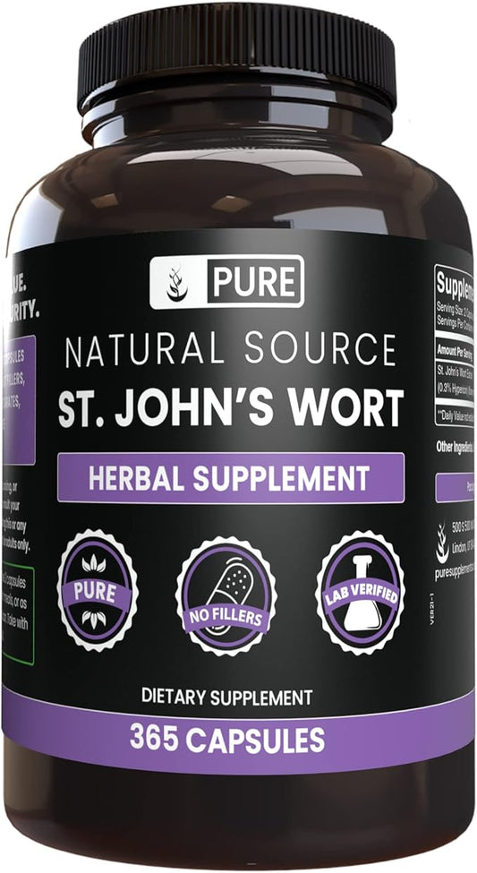 Pure Original Ingredients St. John's Wort (365 Capsules)