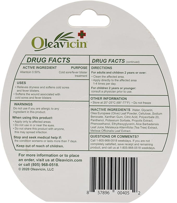 Cold Sore Treatment – All-Natural Cold (3 pack)