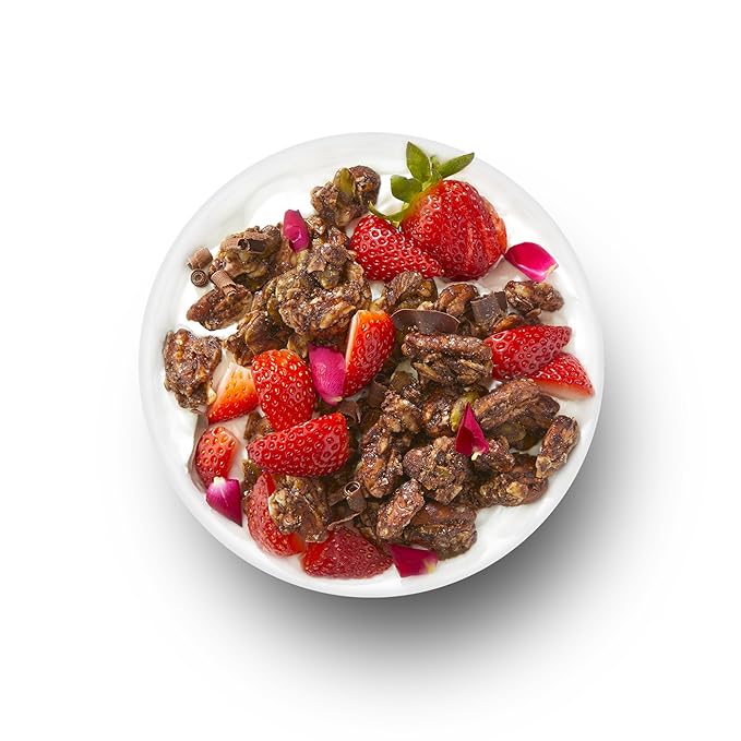 TGB Chocolate Chip Granola Cereal, Keto Friendly Snack, No Added Sugar, Gluten Free, High Fiber, 8oz Resealable Bag (Pack of 1)