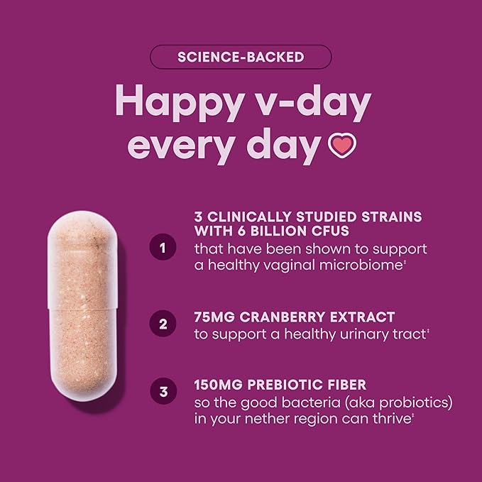 Physician's CHOICE Vaginal Probiotics for Women 6B CFU 30 CT