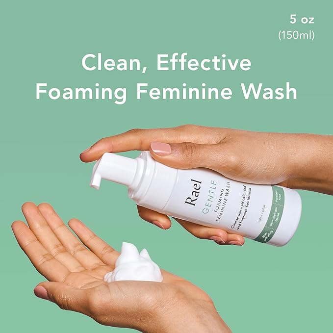 Rael Feminine Wash, Foaming Cleansing Wash (5oz, 4 4 Pack)