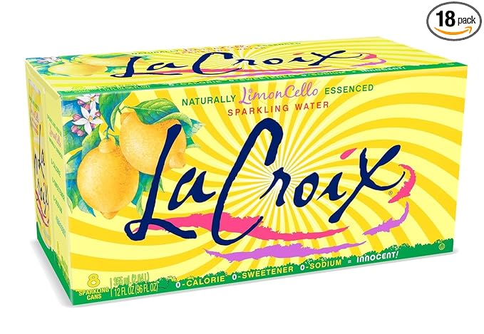 La Croix Sparkling Water Variety Pack, 12 Fl Oz Cans - In Sanisco Box (18 Pack) (La croix)