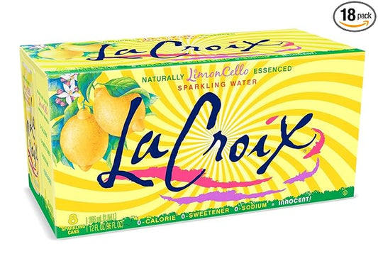 La Croix Sparkling Water Variety Pack, 12 Fl Oz Cans - In Sanisco Box (18 Pack) (La croix)