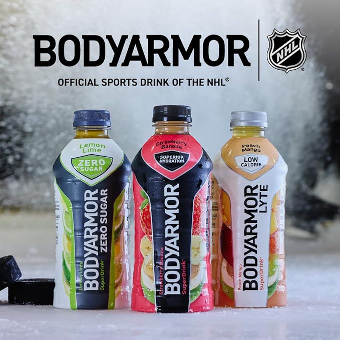 BODYARMOR Sports Drink Sports Beverage, Blackout Berry, Coconut Water Hydration, Natural Flavors With Vitamins, Potassium-Packed Electrolytes, Perfect For Athletes, 16 Fl Oz (Pack of 12)