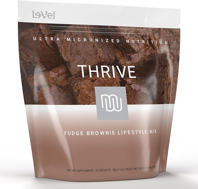 Le-Vel Thrive 2.0 Premium Fudge Brownie 16 Packets