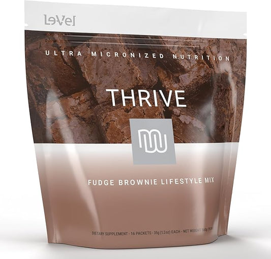 Le-Vel Thrive 2.0 Premium Fudge Brownie 16 Packets