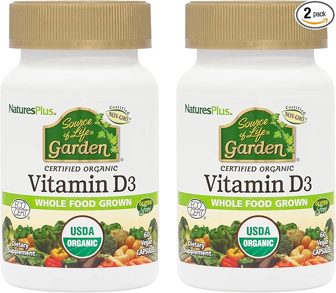 Natures Plus Source of Life Garden D3-60 Vegan 2 - 60 Total