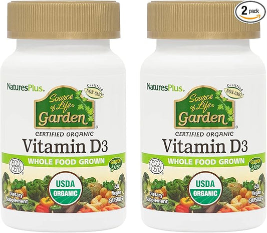 Natures Plus Source of Life Garden D3-60 Vegan 2 - 60 Total