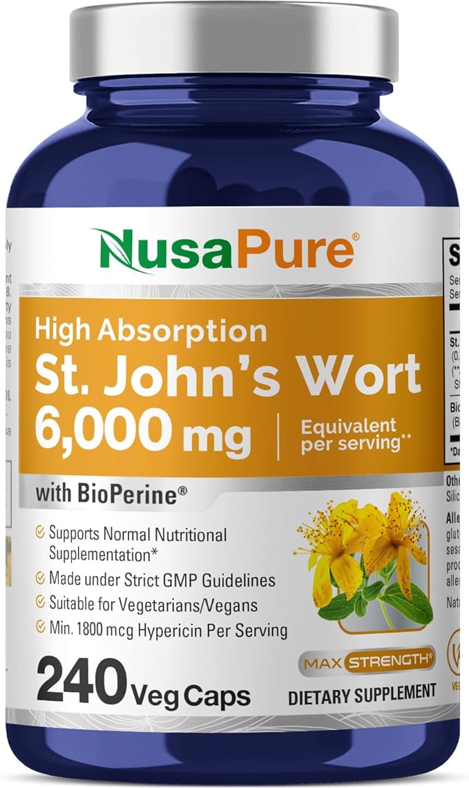 NusaPure St. John's Wort 6,000mg 240