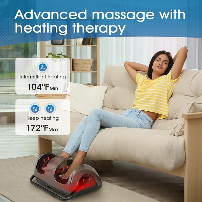 TISSCARE Shiatsu Foot Massager with Heat: