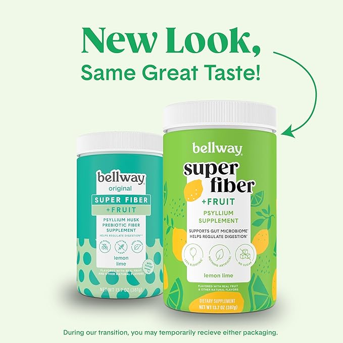 Bellway Super Fiber Powder + Fruit, (50 Servings)