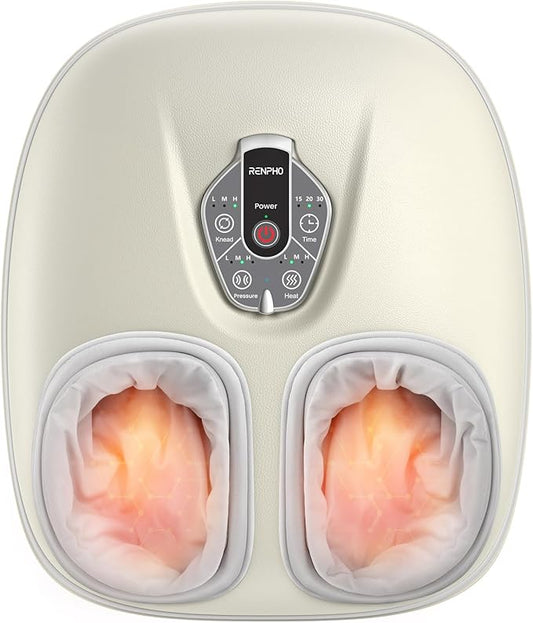 RENPHO Foot Massager with Voice Control 2025 Upgraded 3 Heating 12