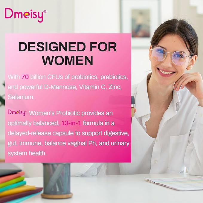 Probiotics for Women, 70 Billion CFU 13-IN-1 Women's 4 Month