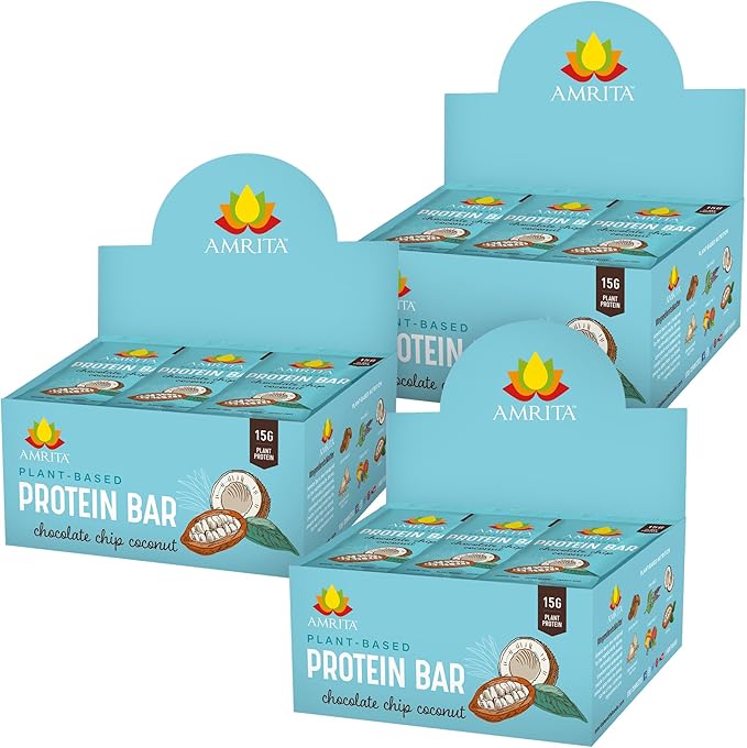 AMRITA Chocolate Chip Coconut Vegan Protein 15g of