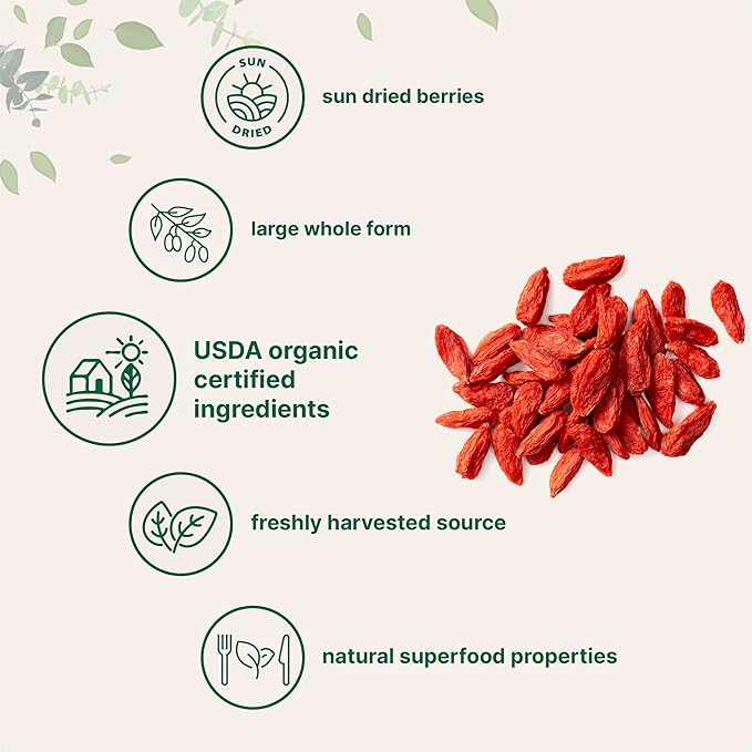 Organic Goji Berries, 32 Ounces 100% Natural